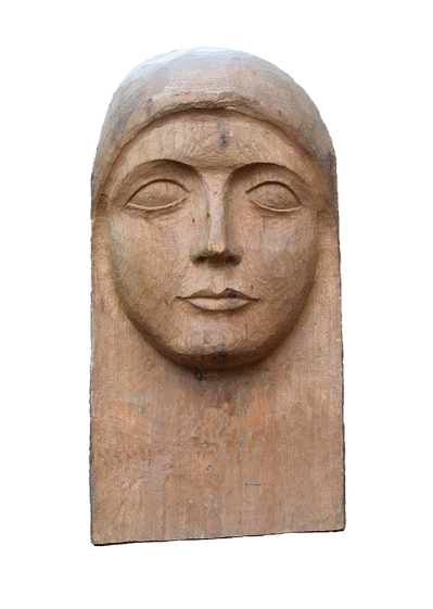 Vierge en bois